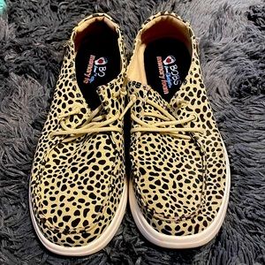 Cheetah Print Bobs by Skechers